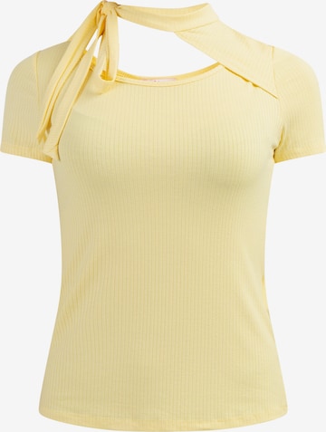 T-shirt MYMO en jaune : devant