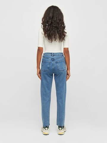 KnowledgeCotton Apparel - Tapered Vaquero 'Iris' en azul