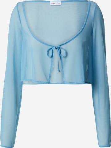 ABOUT YOU x Millane Blouse 'Anja' in Blauw: voorkant