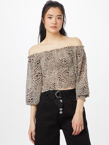 SISTERS POINT Bluse 'NEA' i beige: forside