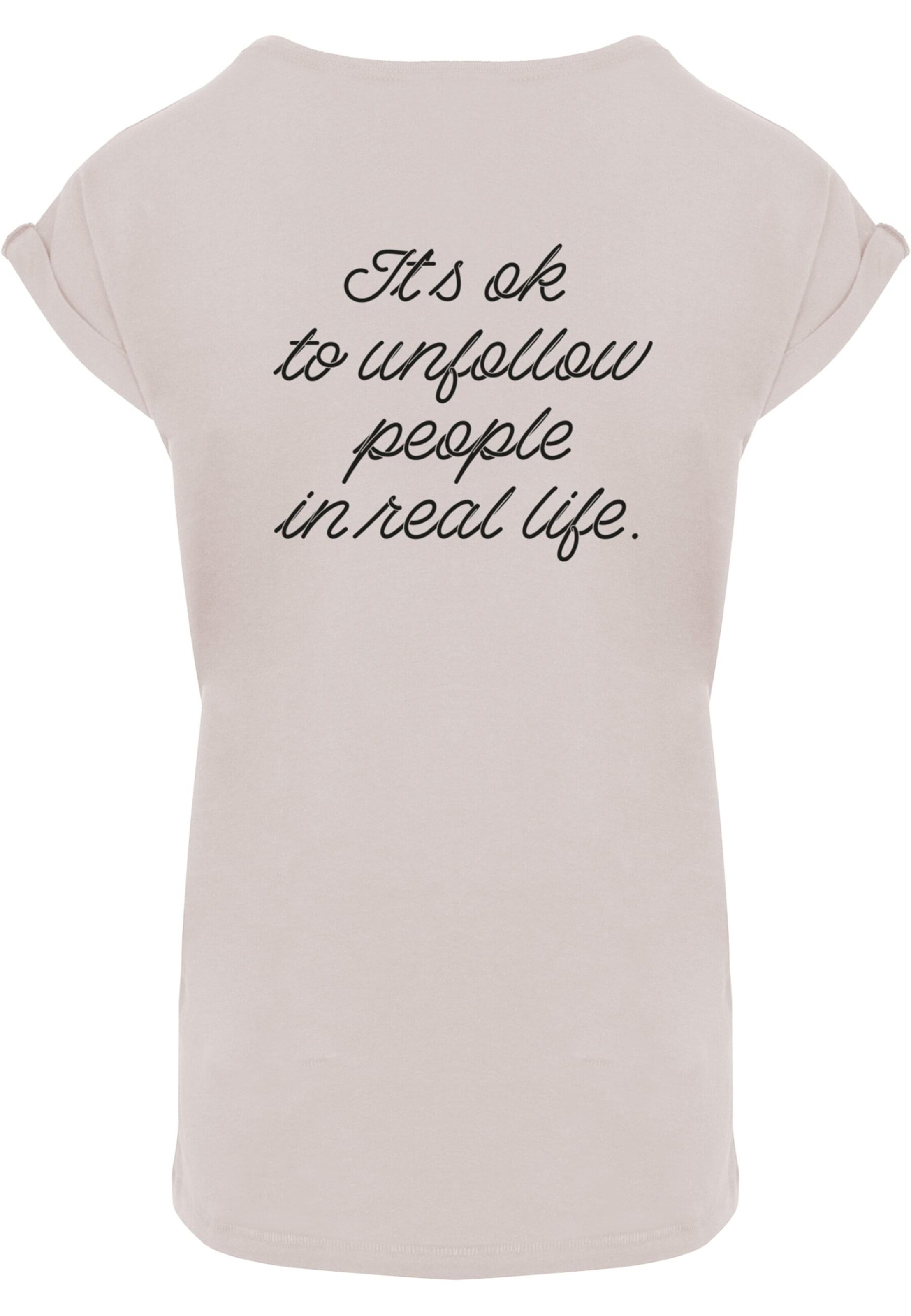 T-shirt 'Heartbreak' Merchcode en rose