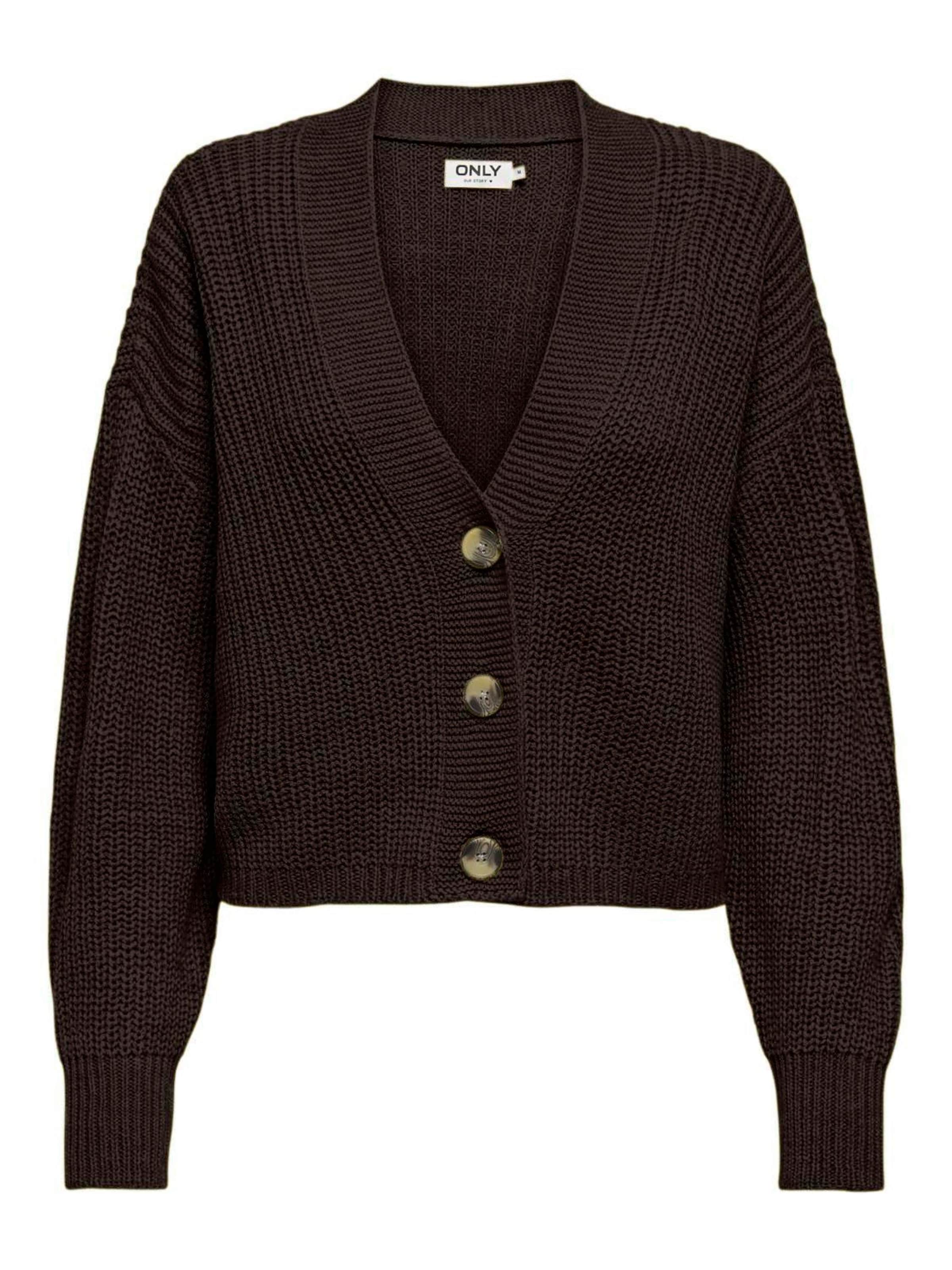 ONLY Oversized cardigan 'ONLCarol' i brun: forside