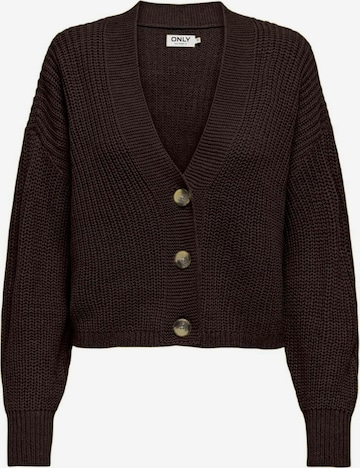 ONLY Kardigan 'ONLCarol' w kolorze brązowy: przód
