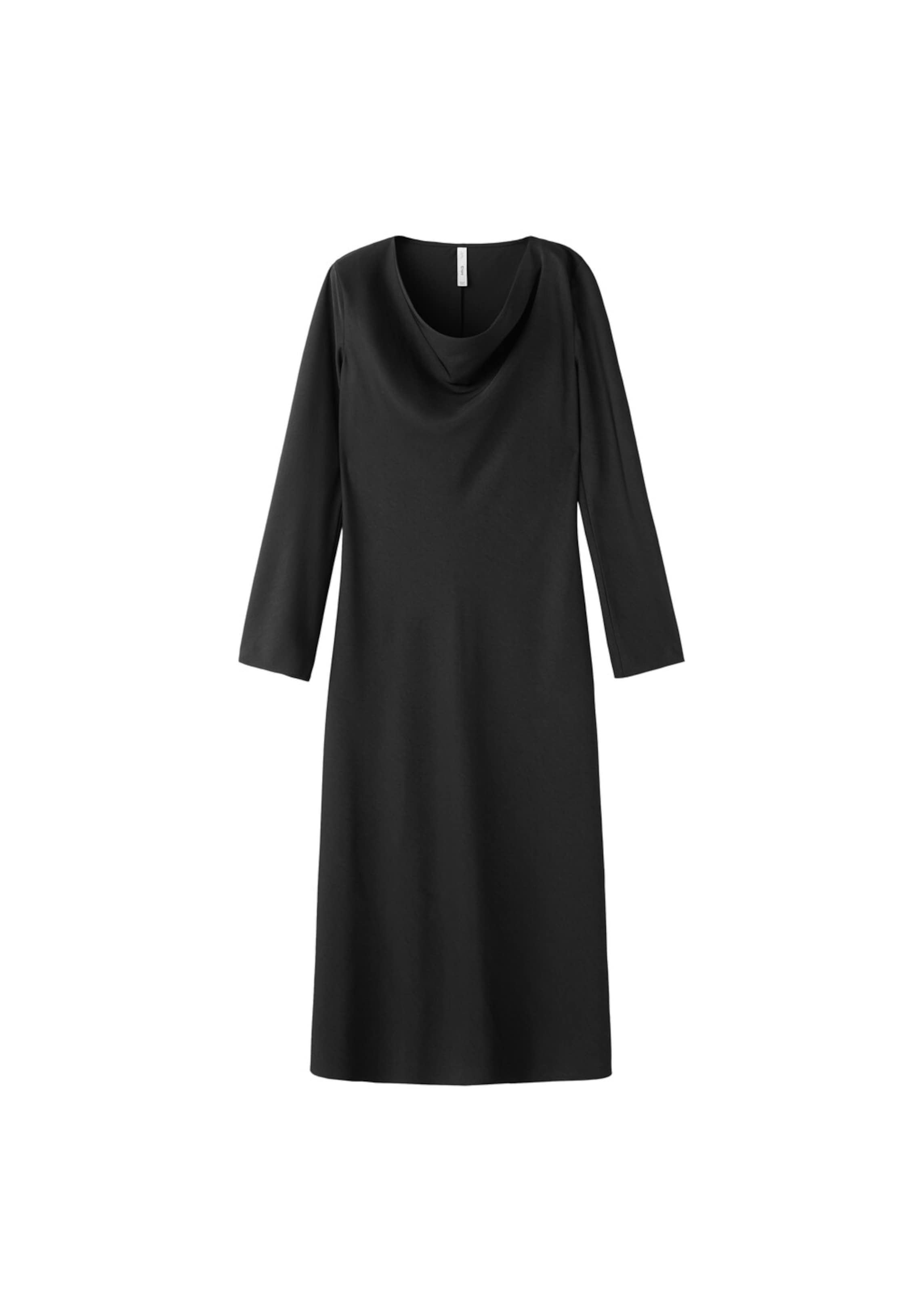 MANGO Kleid in Schwarz: Vorderseite