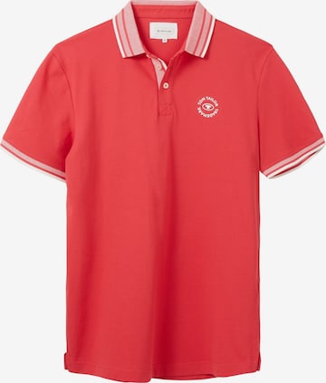 TOM TAILOR Poloshirt in Rot: predná strana