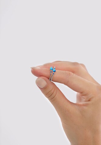 ELLI Ring 'Opal' in Blue