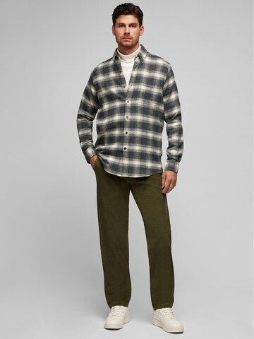 HECHTER PARIS Regular Chino in Groen