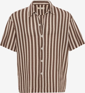 Chemise Antioch en marron : devant