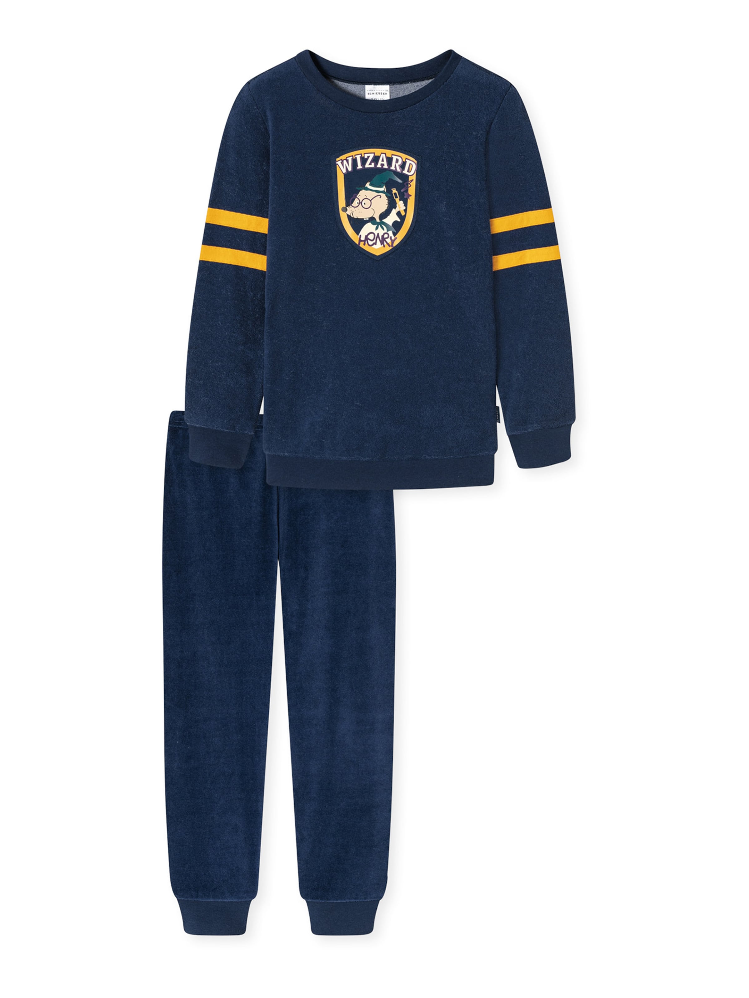 SCHIESSER Nachtkledij ' Rat Henry ' in Blauw: voorkant