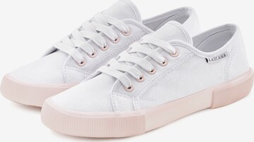 LASCANA Sneaker low i hvid