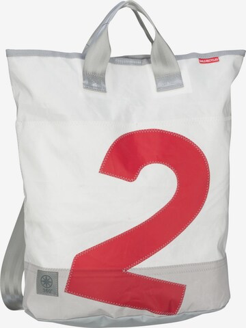 360 Grad Backpack 'Ketsch' in White: front