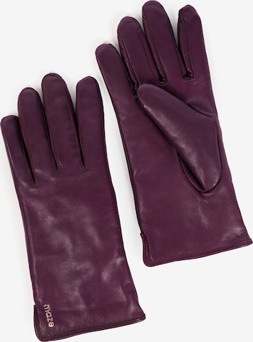 Maze Vingerhandschoenen in Lila: voorkant
