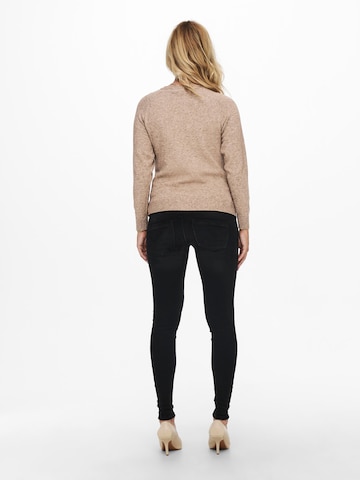 Only Maternity Sweater 'Lesly' in Beige