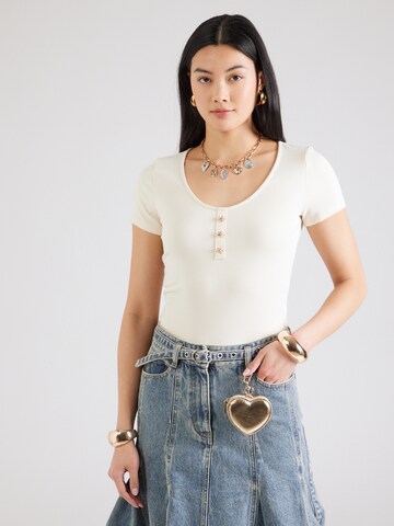 Maglietta 'KARINA' di GUESS in beige: frontale