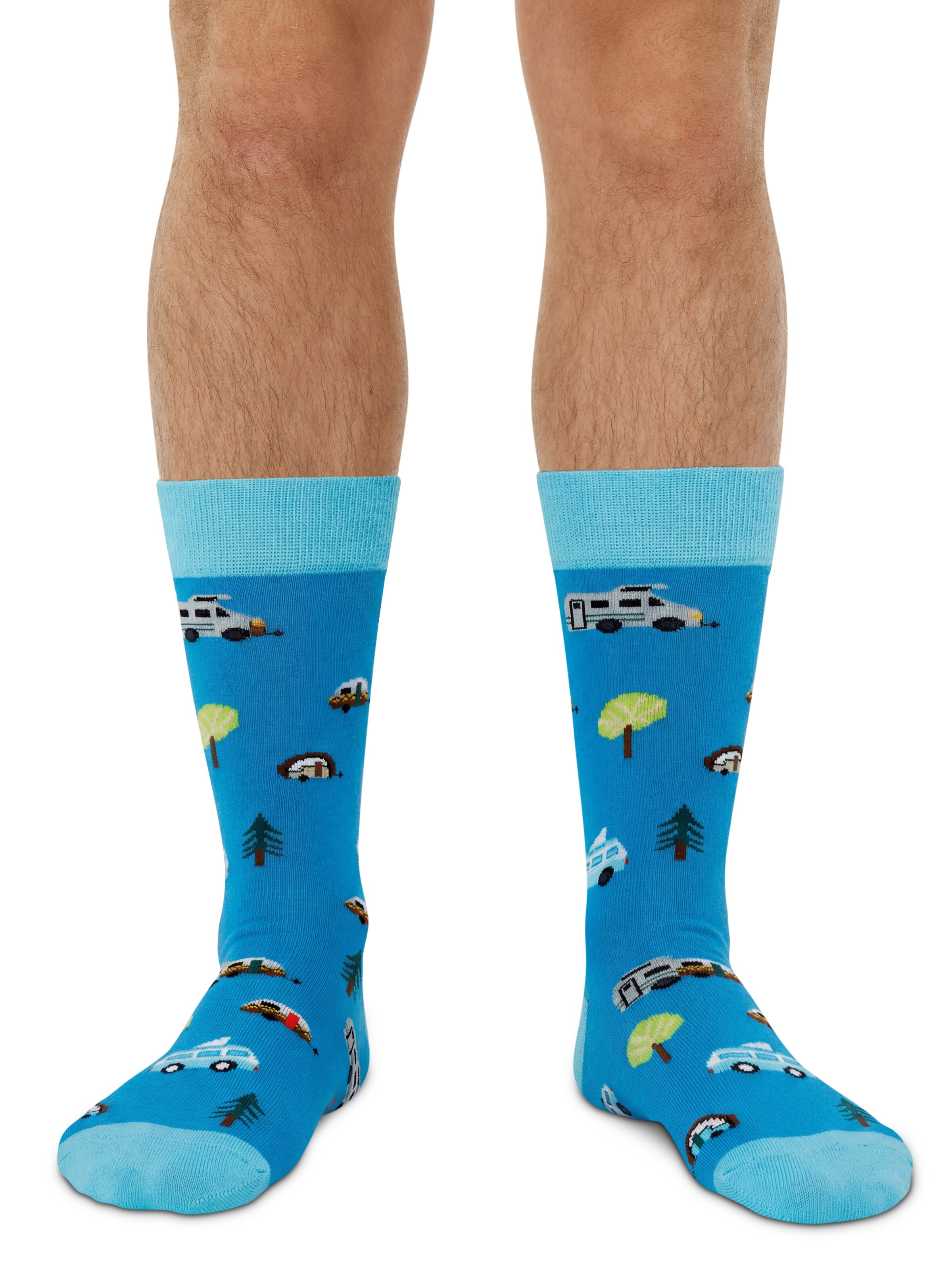 Circle Five Socken‌‌‌‌‌ in Blau: Vorderseite