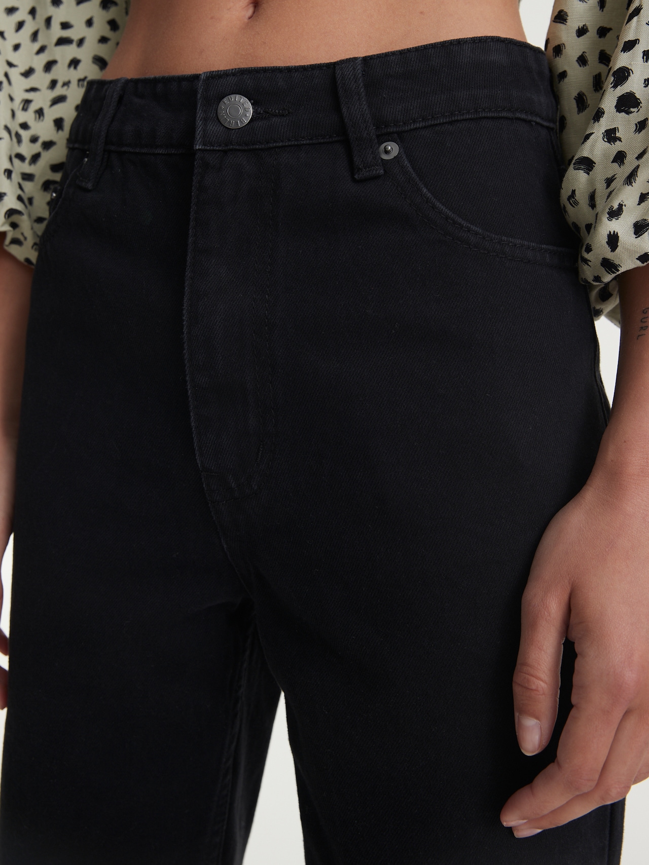 EDITED Produits Jean 'Marit' noir denim