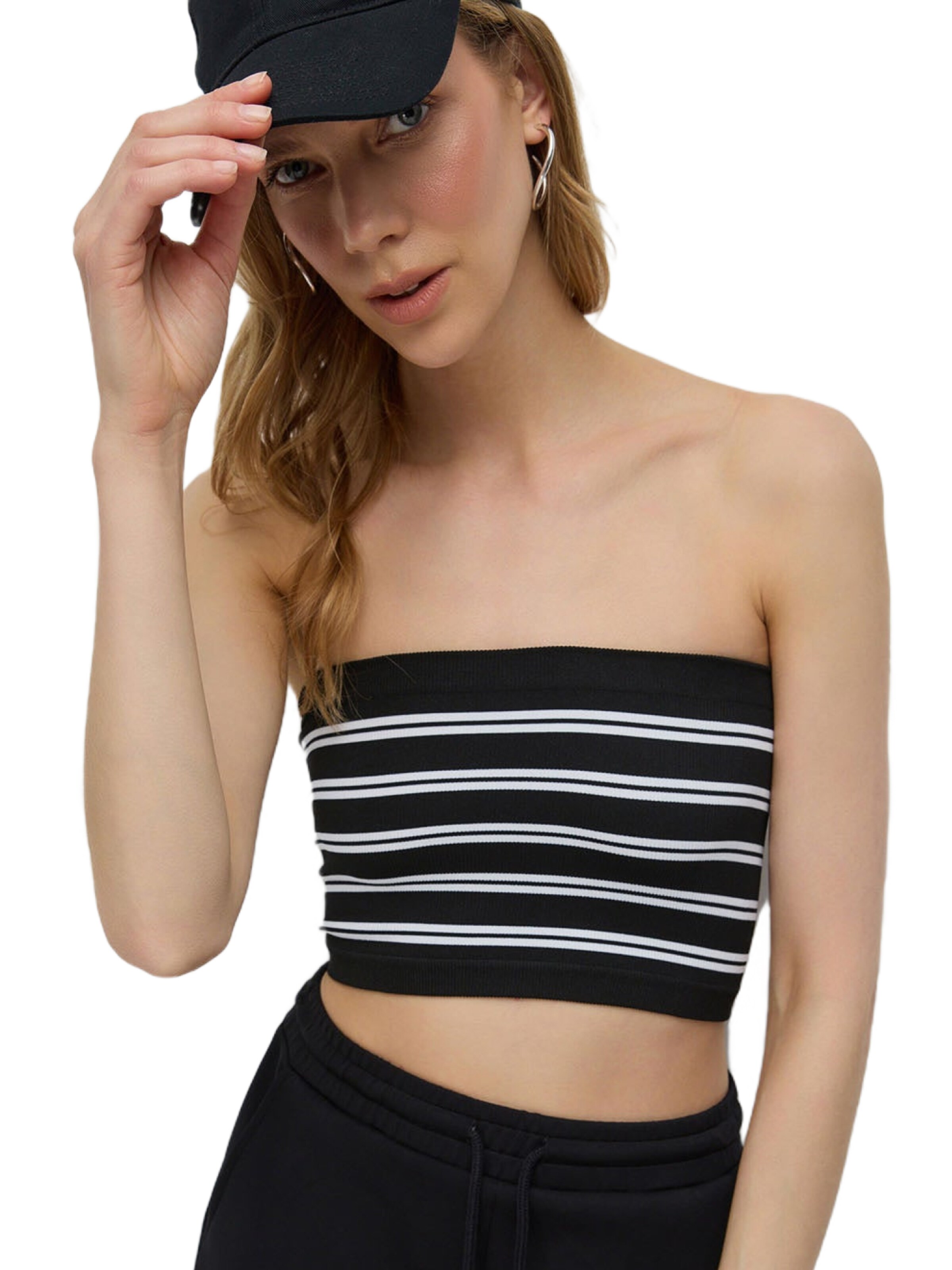 No Matter What Top in Blauw: voorkant