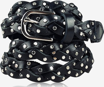 COLLEZIONE ALESSANDRO Belt 'Yachting' in Black: front