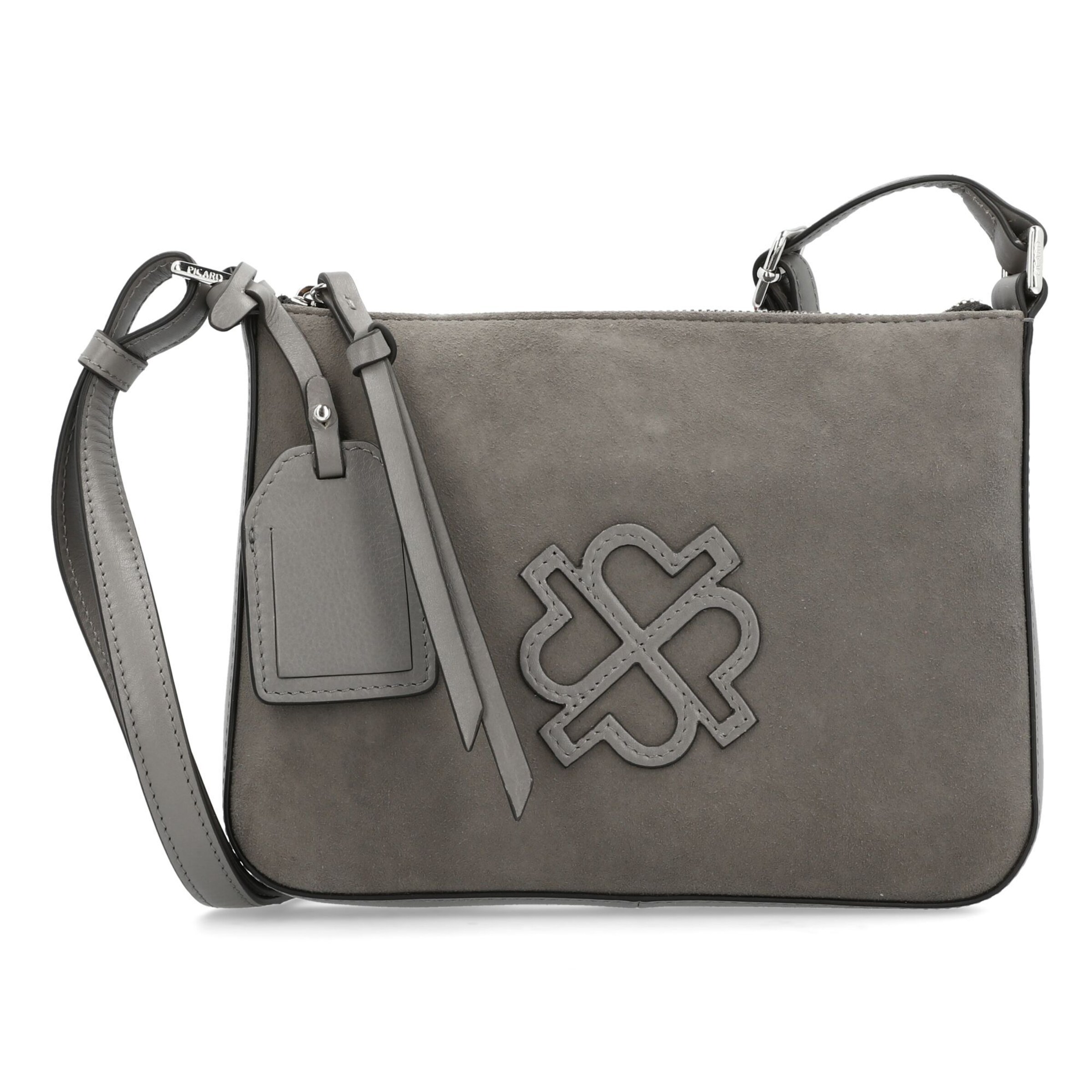 Picard Umhängetasche 'Donna' in Grau: Vorderseite