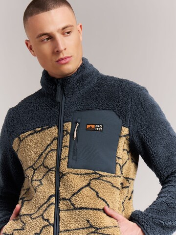 PROTEST Fleece Jacket 'PRTLegacy' in Brown