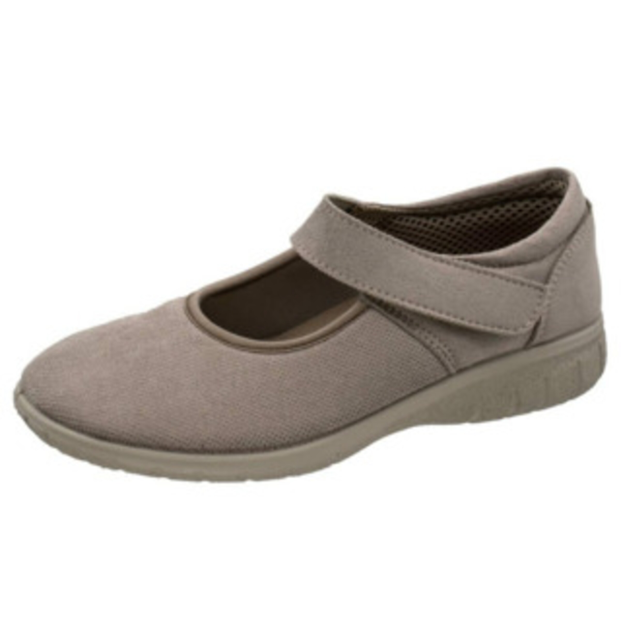 Fischer-Markenschuh Ballerina in Beige: Vorderseite