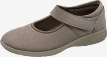 Fischer-Markenschuh Ballerina in Beige: Vorderseite