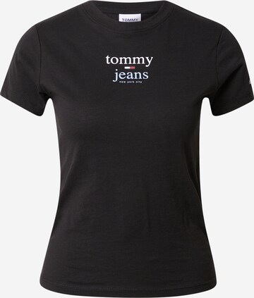 Tommy Jeans T-Shirt in Schwarz: predná strana