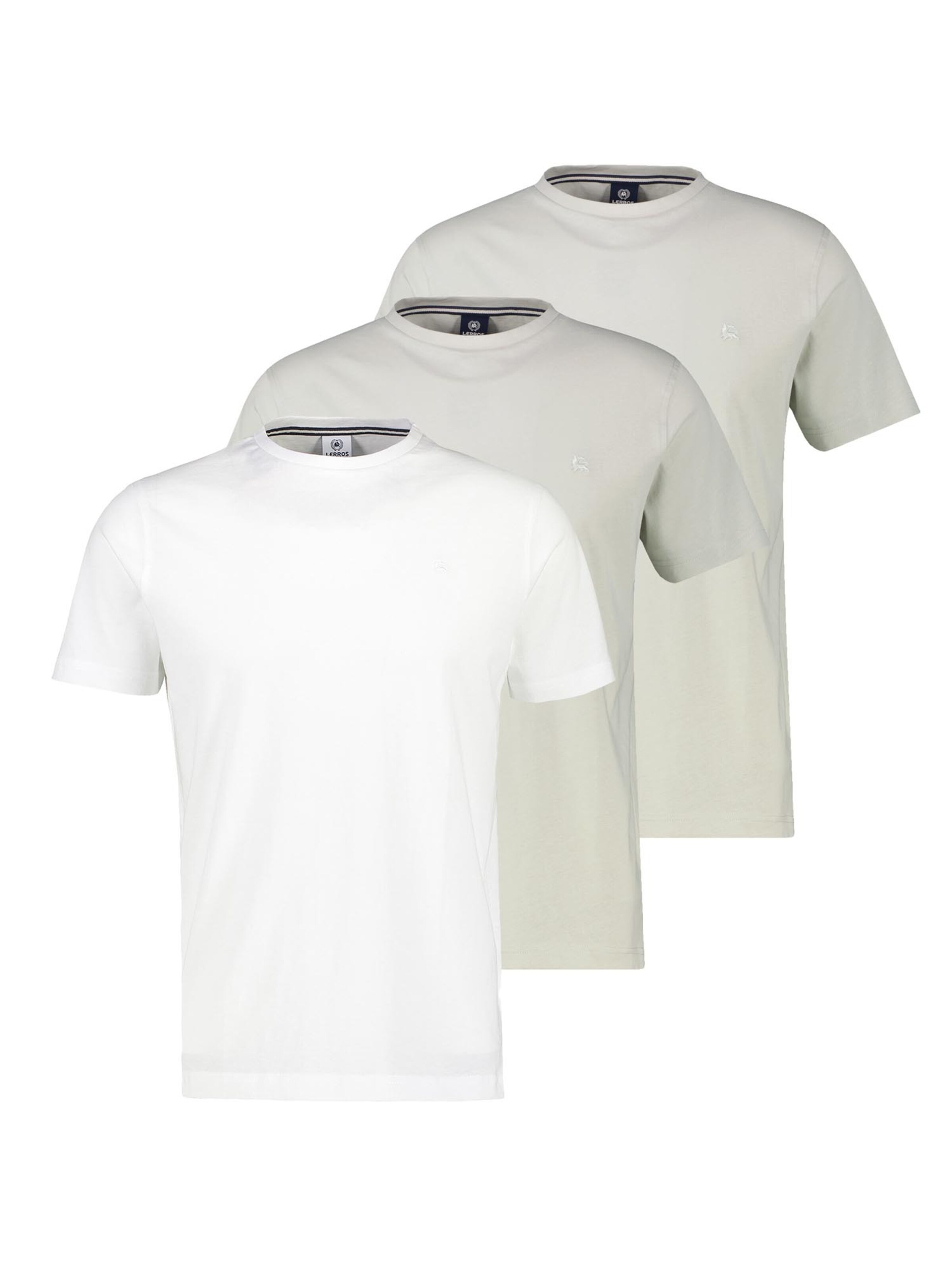 LERROS Shirt 'Basic'‌‌ in Silber: Vorderseite