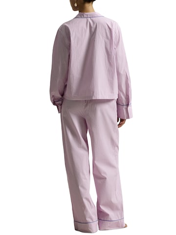 Pyjama ' Shirting Stripes ' Polo Ralph Lauren en rose
