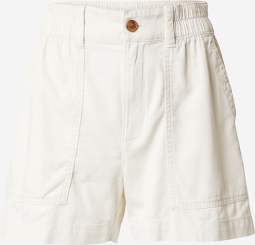 GAP Regular Trousers 'EASY' in White: front