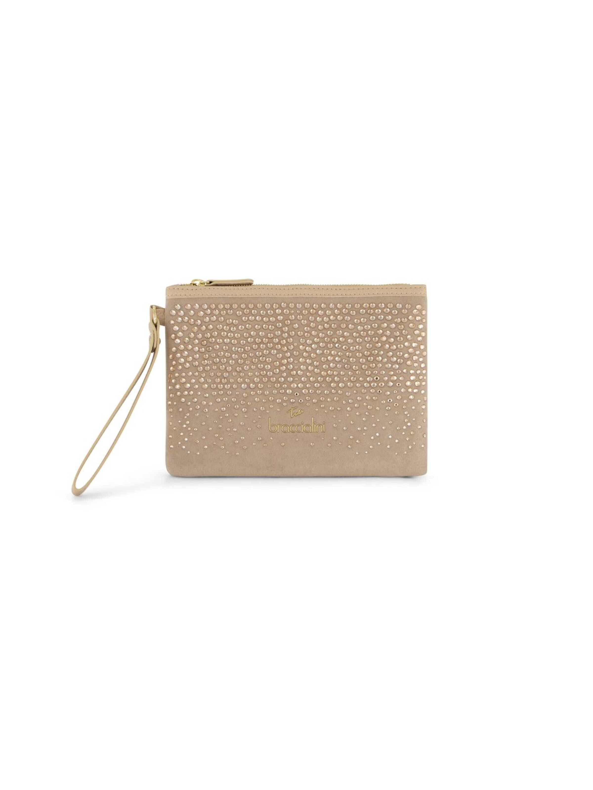 Braccialini - Bolso saco 'Beth Strass' en rosa: frente