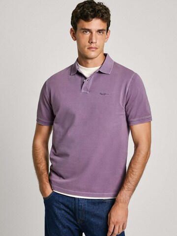 Pepe Jeans Poloshirt 'New Oliver' in Lila: Vorderseite