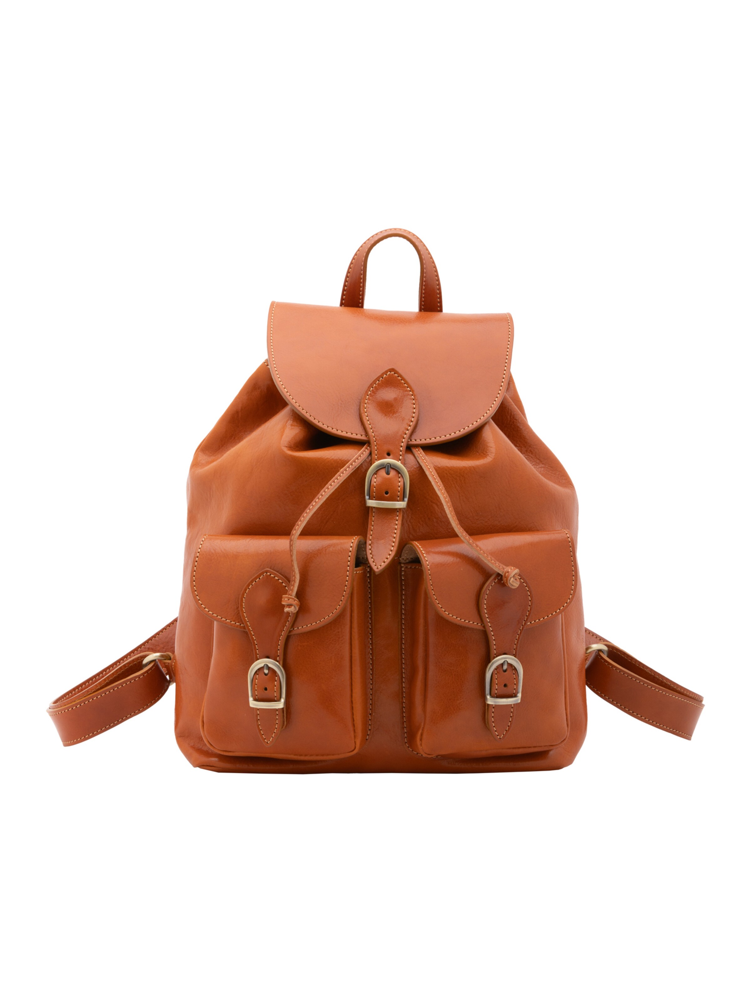 Borsa a spalla di I Fratelli in beige: frontale
