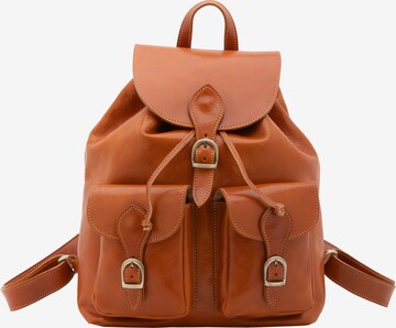 Borsa a spalla di I Fratelli in beige: frontale