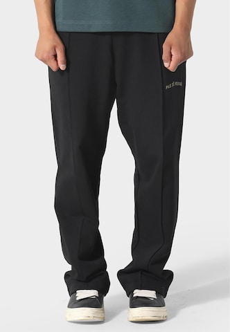 Pas De Monaco Loose fit Trousers 'Broderie' in Black: front