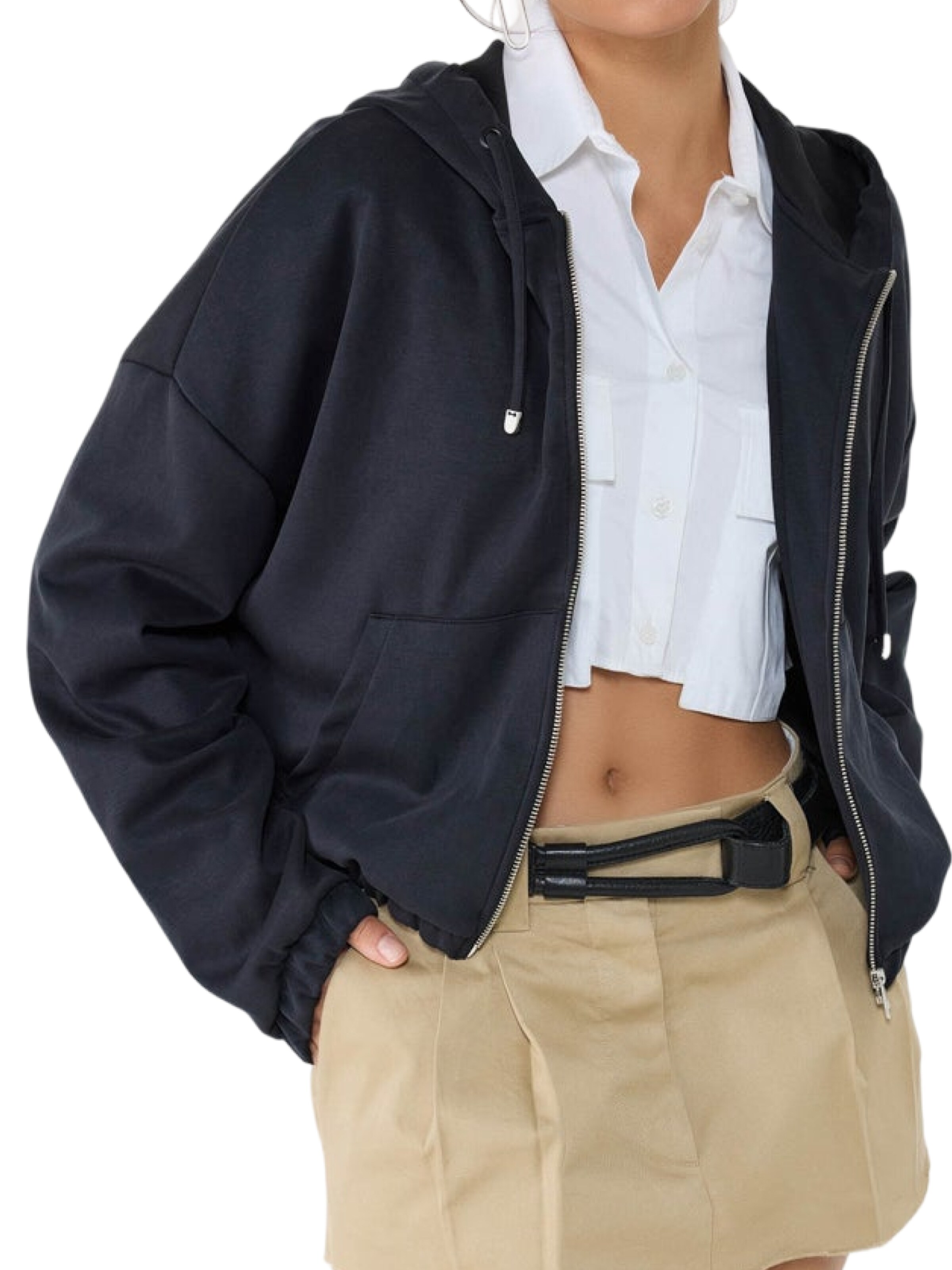 No Matter What Sweatjacke in Schwarz