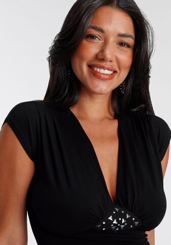 MELROSE T-Shirt in Schwarz