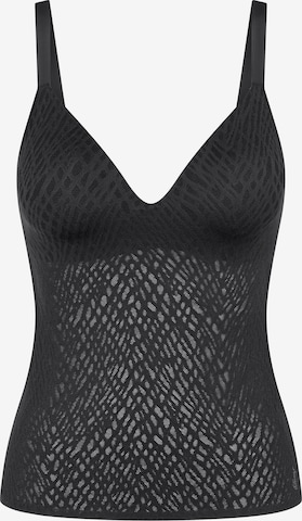 Haut ' Blue ZERO Feel Bliss THE UP ' SLOGGI en noir : devant