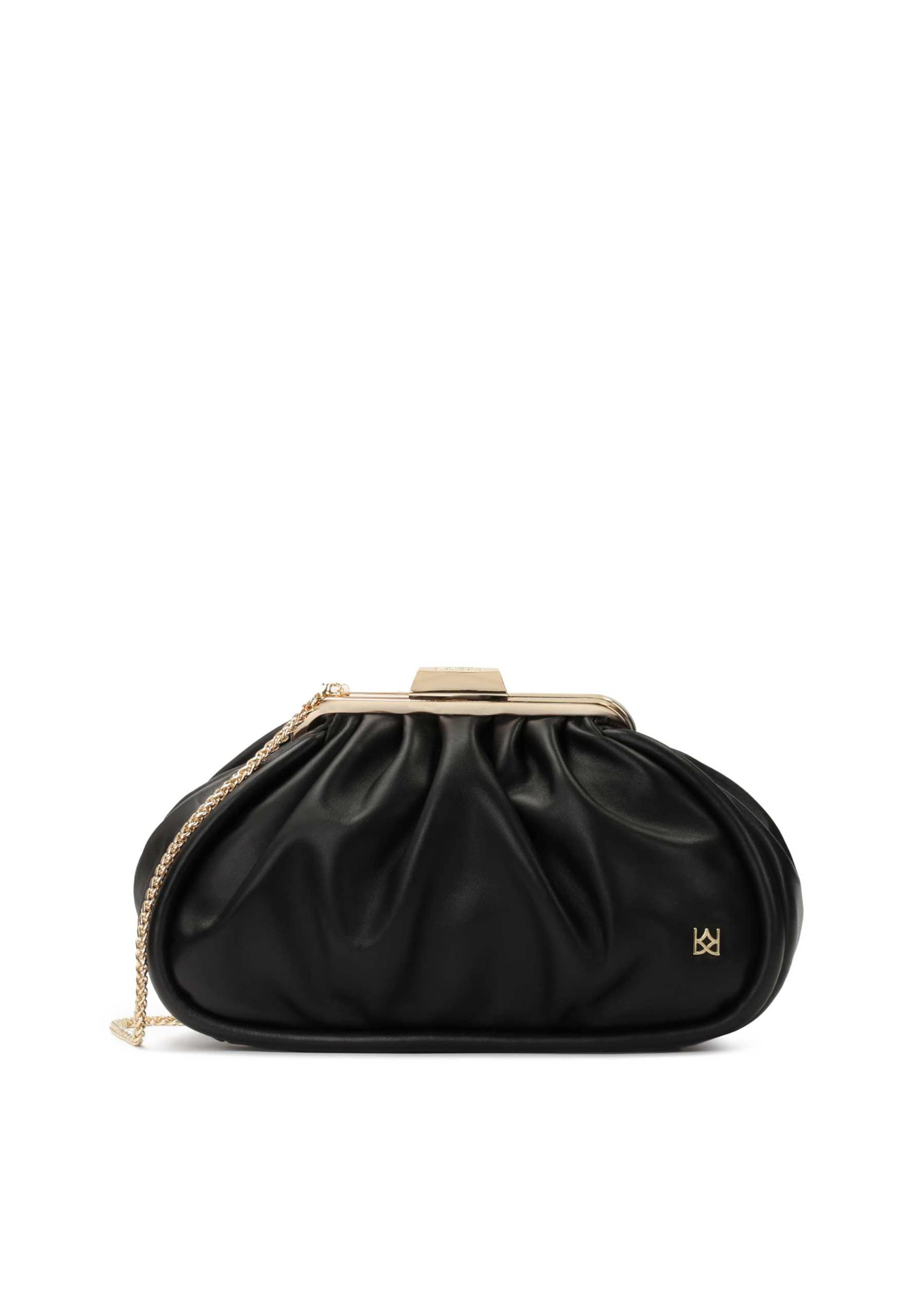 Kazar Handbag in Black: front