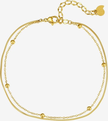 Hey Happiness Foot Jewelry 'Sea Beads' in Gold: front