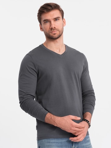 Ombre Shirt in Grey: front
