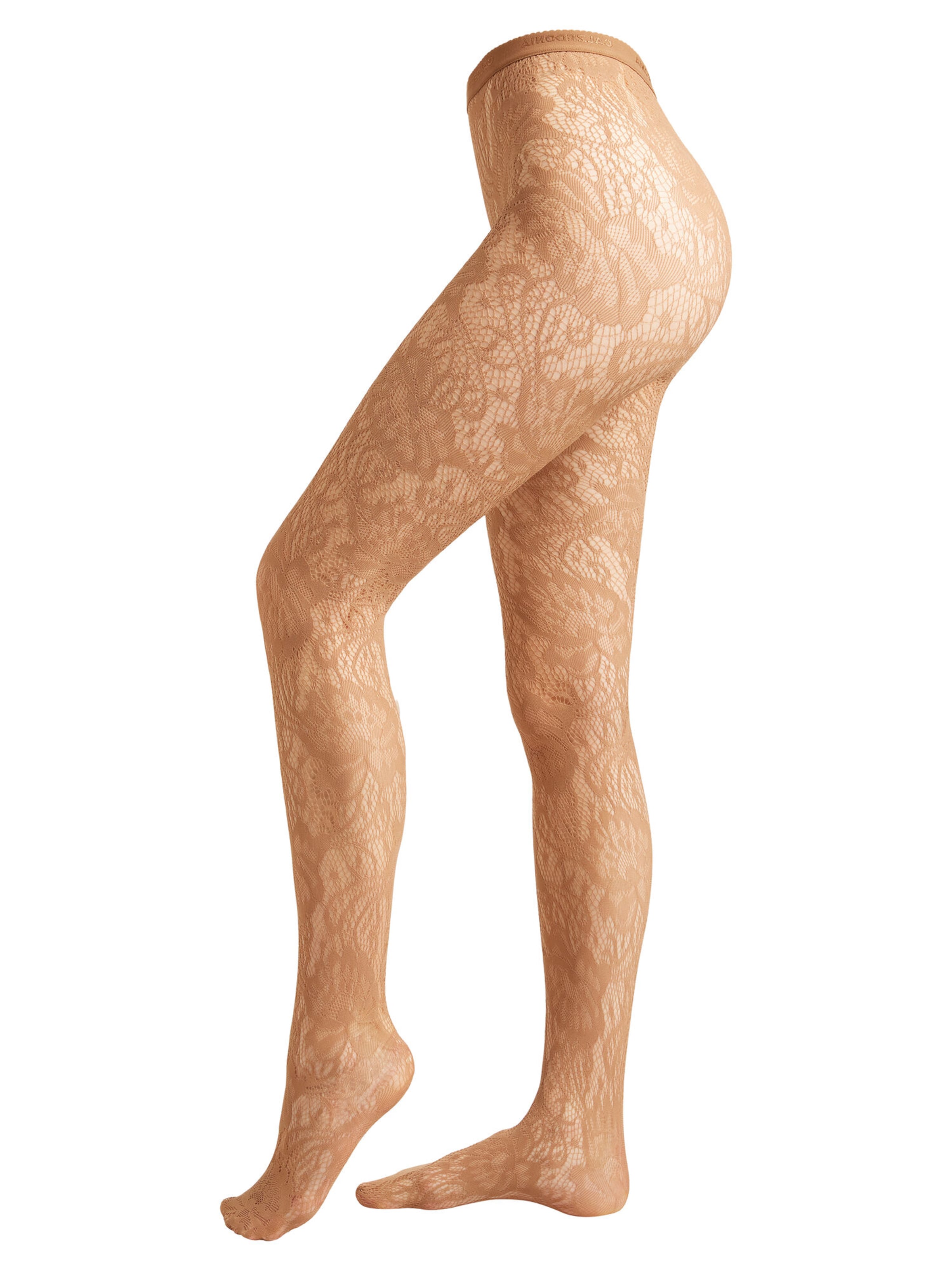 CALZEDONIA Tights in Beige: front