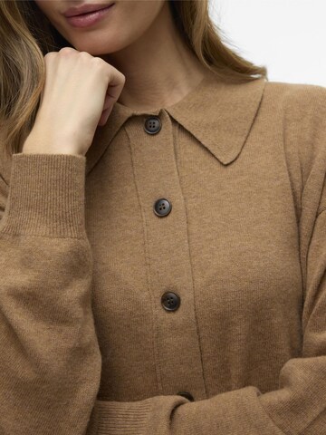 VERO MODA Knit cardigan 'BLAIR' in Brown