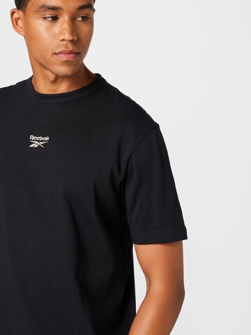 Reebok Shirt 'Vector' in Zwart