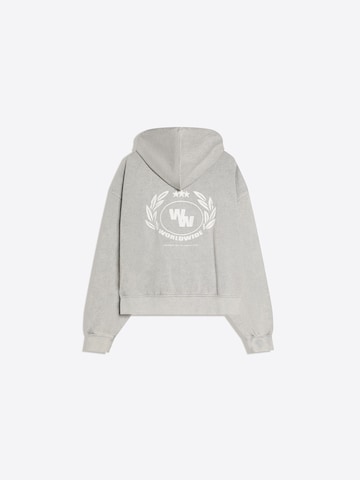 Bershka Tepláková bunda - Sivá