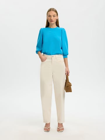 SELECTED Sweatshirt 'SLFTenny' in Blau