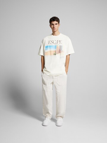 Bershka Shirt in Wit