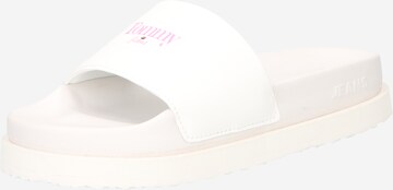 Tommy Jeans Beach & Pool Shoes in Beige: front