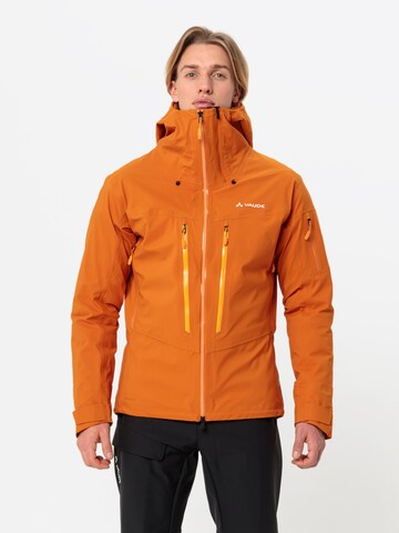 VAUDE Sportjas 'Monviso' in Oranje: voorkant