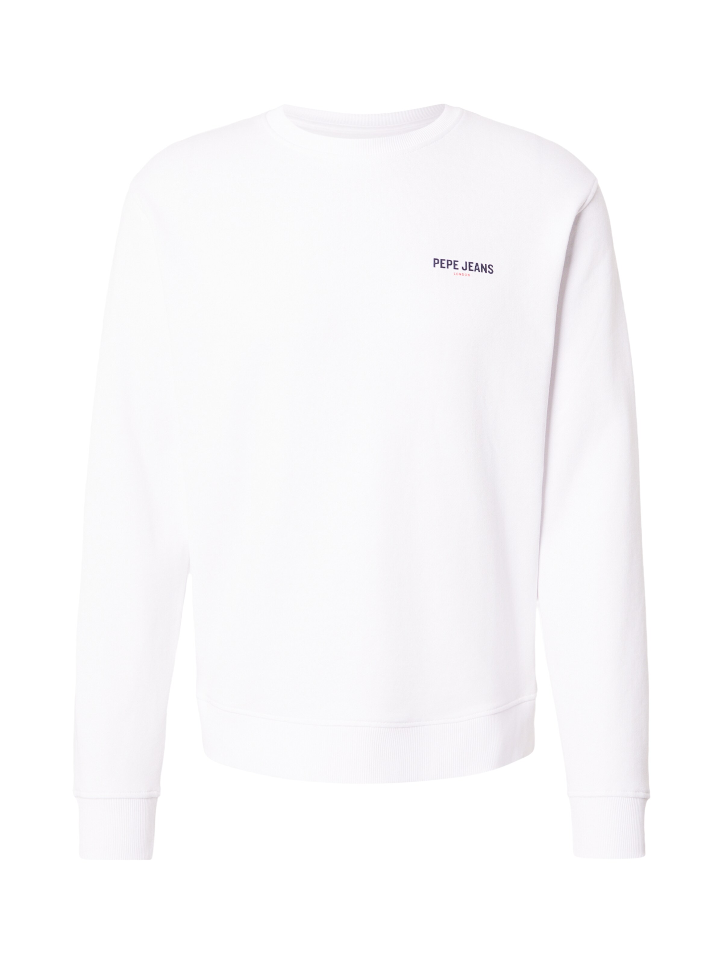 Pepe Jeans Sweatshirt i hvid: forside